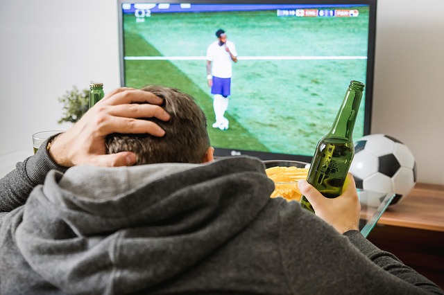 Soccer Football Tv Watching Home 