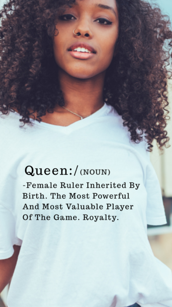 Realqueensapparel.com Definition of A Queen TEE